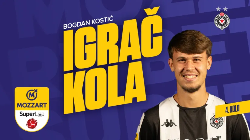 Bogdan Kostić, vedeta Partizana